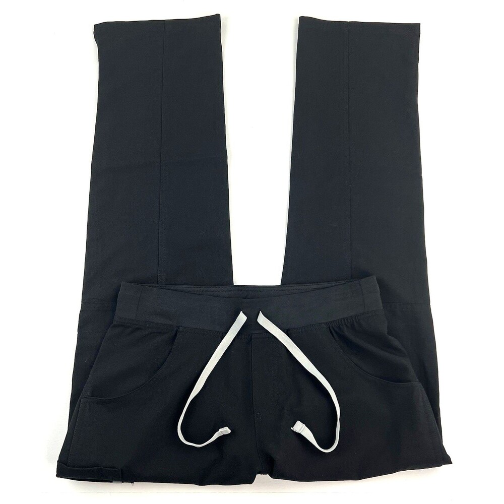 Figs Catarina Scrub Top and Kade Jogger Set Black Womens Size Small Nursing - Picture 12 of 14